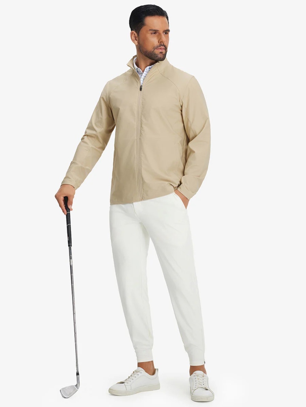 Maelreg Performance Jacket XL Khaki Water Resistant Windproof NWT